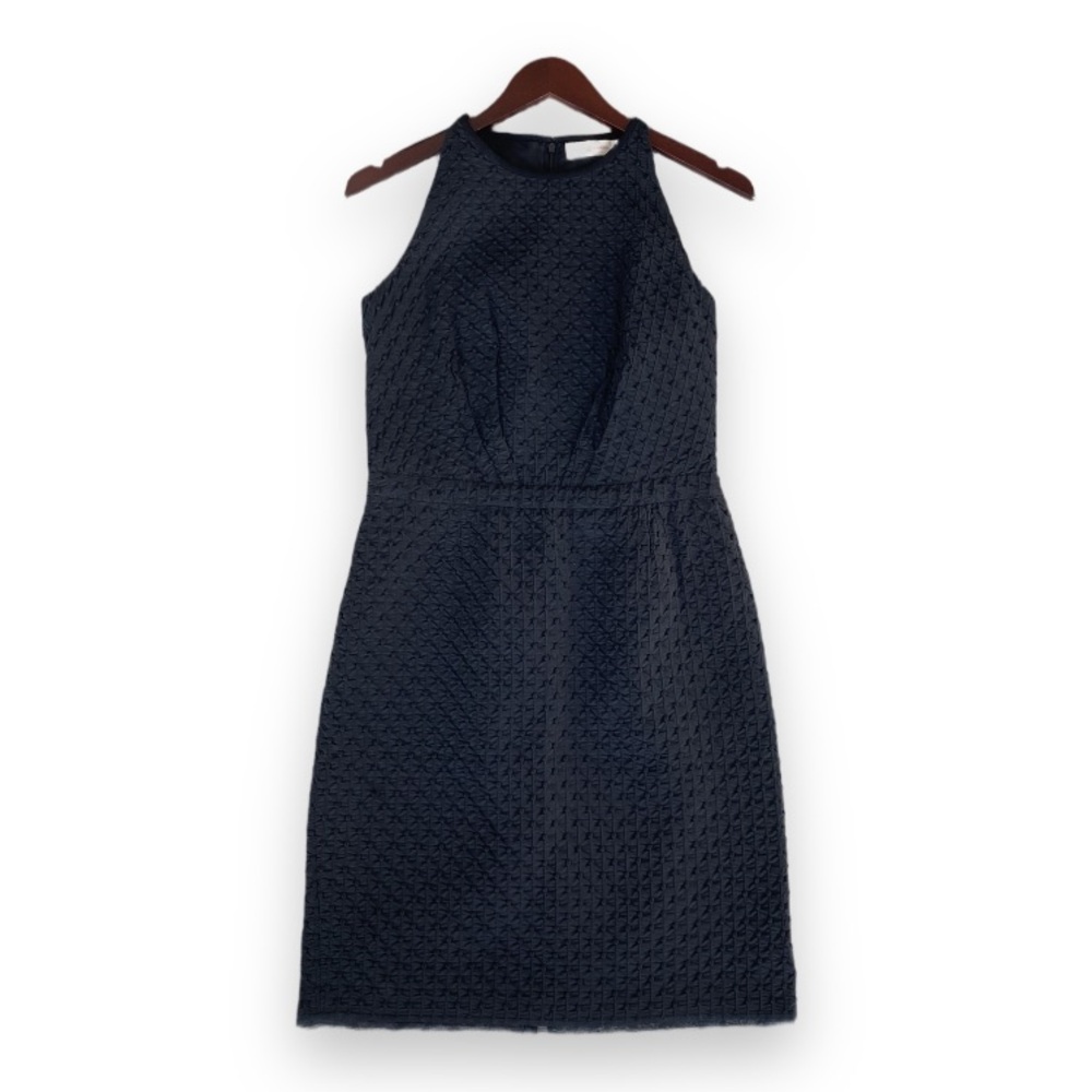 Tory Burch Black Sheath Cocktail Dress Knee-Length Sleeveless Halter